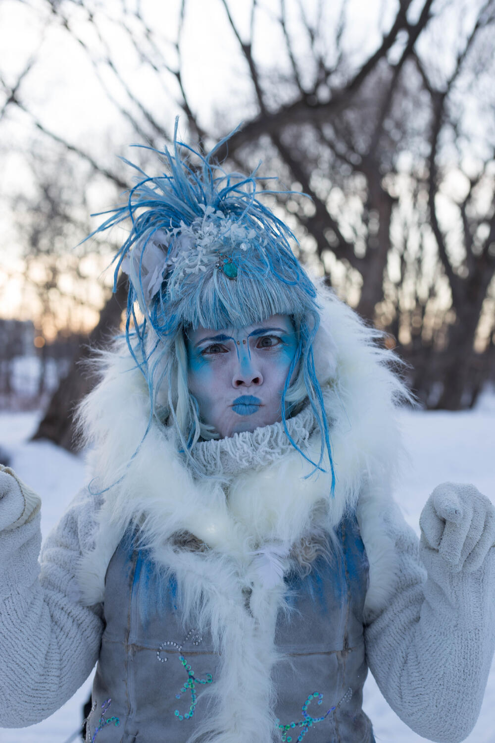 Floukou, luminous winter caracter Le peuple des Glaces